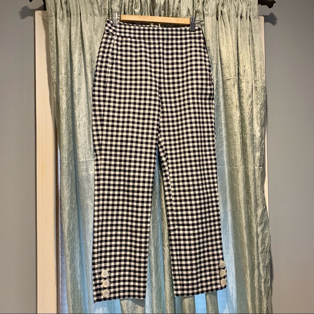 JCrew Gingham Pants